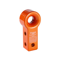 Saber 7075 Alloy Recovery Hitch Prismatic Orange & 9K Mjuk Schackel